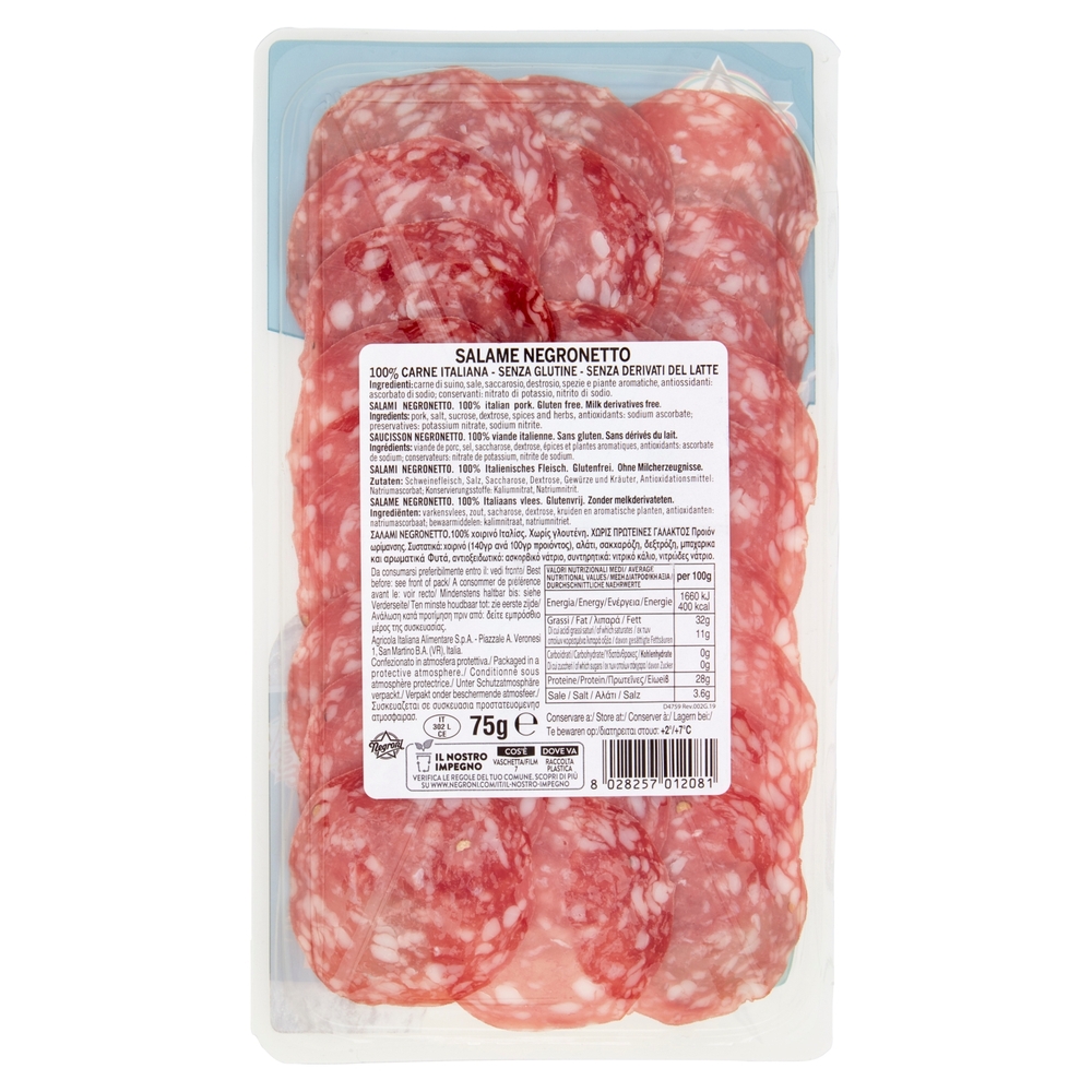 Salame Negronetto, 75 g